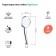 Shower watering can Iddis spahome spa1f00i18, 355 nozzles, relaxing, matte chrome