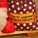 Brown Roman "Be healthy, live rich", with a bag, 18 x 22 cm, mix