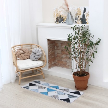 Carpet Ethel "Triangles" 45*120 cm, 700g/m2