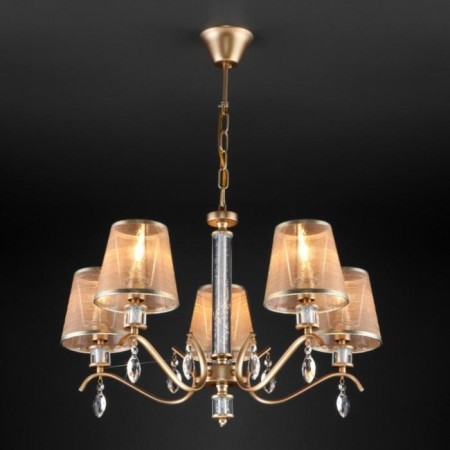 Alcamo chandelier, 5x40W E14, color gold-1