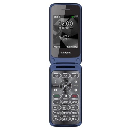 Cell phone Texet TM-408, 2.8 ", 2SIM, 1000 mAh, blue-2