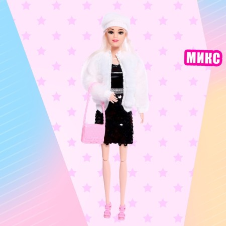 Miranda hinge doll with accessories, mix-6