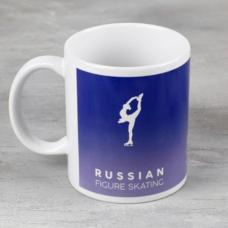Ceramic mug "Russian Figure Skating", 320 ml