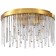 Ceiling chandelier Venecia 6x14 40w, size 40x40x34 cm, bronze color