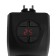 Portable heater Luazon LTO-02, 400W, 23 m², 2 modes, black, from the network