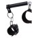 Bonding set 4 Pecado BDSM fixation points, genuine leather, black color