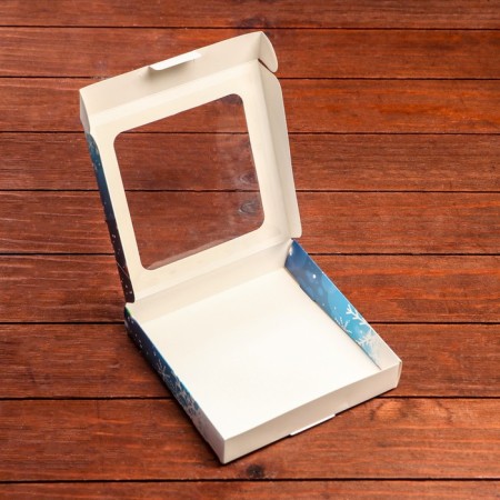Self -charged box "Christmas magic", 16 x 16 x 3 cm-4