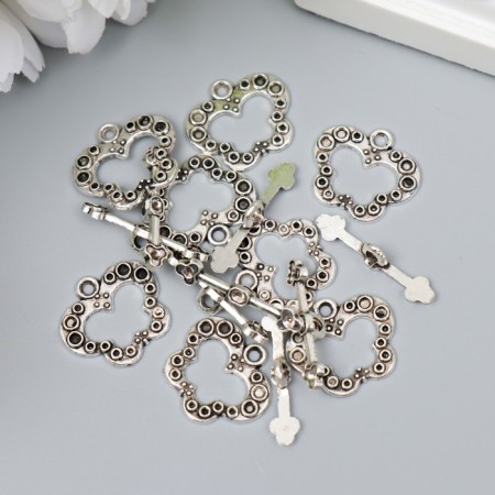 Decor Metal for the Creativity of Labbels "Butterfly" silver 2774M025 1.7x1.9 cm-3