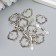 Decor Metal for the Creativity of Labbels "Butterfly" silver 2774M025 1.7x1.9 cm