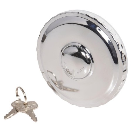 Airline fuel tank cover, 80 mm with keys and protection, universal, semi -turn