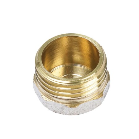 Otmo plug, 1/2 ", external thread, nickel -plated brass-1