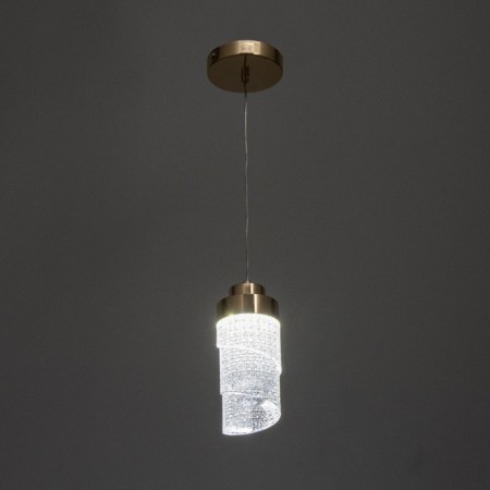 Bayerlux “Ginel” lamp LED 16W gold 8.5x8.5x22-130 cm-3