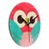 Watch wall "owl", discrete move, d-23.5 cm, 1 aa