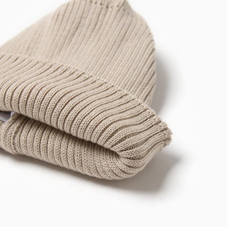 Children's hat minku, rr 48-52, beige color-5