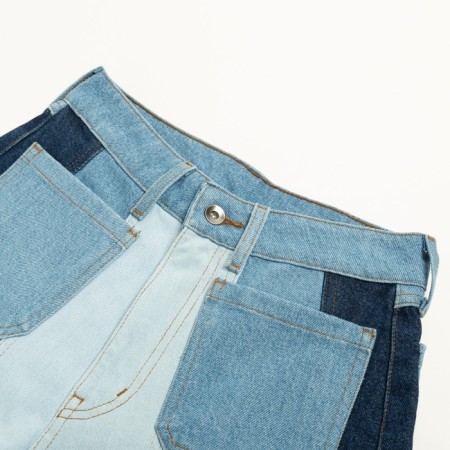 Women's jeans minku Blue color, size 50-11