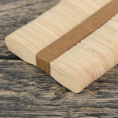 A set of wooden ice cream sticks, 7.5 × 1.1-1.5 cm, 100 pcs-3