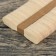 A set of wooden ice cream sticks, 7.5 × 1.1-1.5 cm, 100 pcs