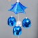 Wind Music Metal "Fatima Hand" from the evil eye 3 bells 52x6 cm