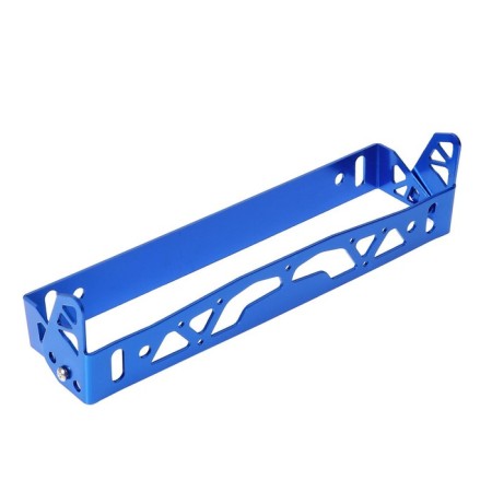 A platform for a room with an adjustable angle of inclination, blue