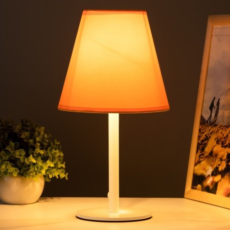 Desktop lamp Jack 1x15W E14 white/orange 18x18x32cm Risalux-1