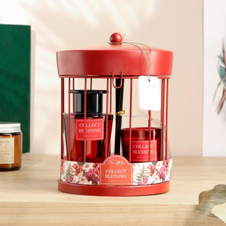 Set in the cell "Fragrant duet" diffuser 100 ml and candle 5x6 cm, pomegranate tree-4