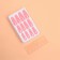 Poaring Faluses, 12 pcs, with adhesive plates, ballerina shape, pink