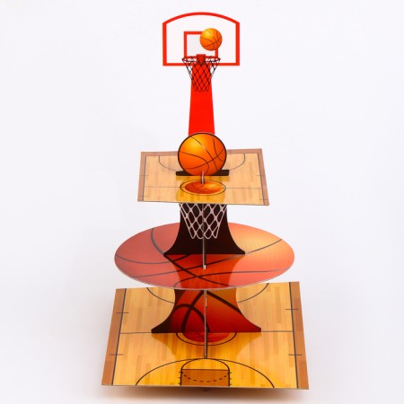 Basketball player cake stand-1
