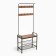 Hall of Sofia 1841 × 345 × 721 mm, with a shoe, with hooks, floor, rustic brown, black