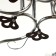 Avietta chandelier 5he27 40W chrome 67x67x26 cm Bayerlux