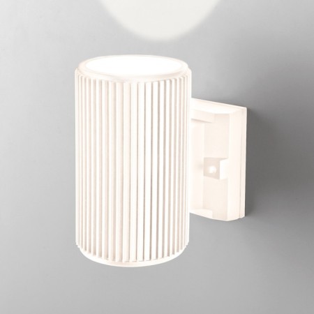 Street wall lamp Elektrostandard, Strit, 164x96x160 mm, E27, sand-white color-1