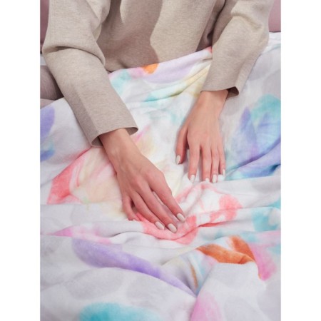 Aquarelle blanket, size 200x220 cm, multicolor color-4