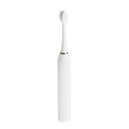 Luazon LP-010 electric toothbrush, vibration, 2 nozzles, from battery, white-6