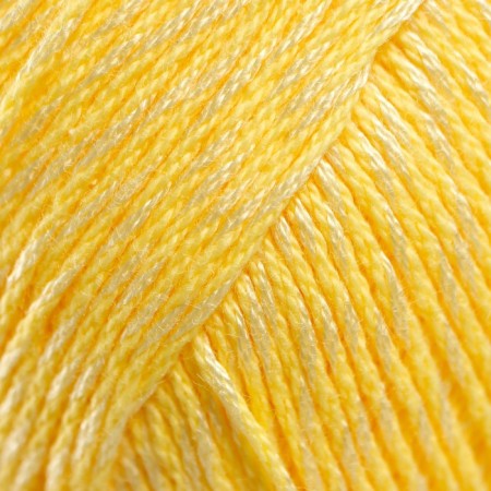 Yarn "Pearl" 50% cotton, 50% viscose 425m/100g (53-sv. Yellow)-1