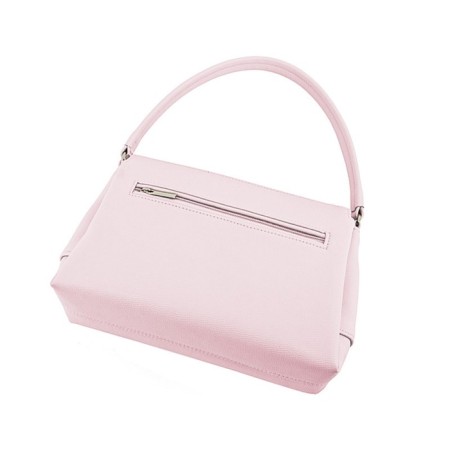 Female bag, artificial leather, pink 25x9x18 cm-1