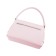 Female bag, artificial leather, pink 25x9x18 cm