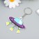 PVC keychain "UFO" 5.2x6.2 cm