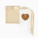 Cotton bag "With Love", 7 × 9 cm