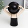 Souvenir Polystone "Girl in a black dress and hat, with beads" 23x9.5x18.5 cm