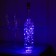 Garland “thread” 2 m dew with a cork, IP20, silver thread, 20 LED, purple glow, lr44x3