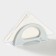 Porcelain napkin "watercolor", the color is light gray