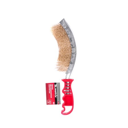 Metal brush Matrix 74839, curved, d = 0.3 mm, plastic handle-3