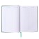 Leduced Diary A5, 160 sheets, Attomex. Orion, solid boumvinyl cover with foam rubber, liesse, block 70 g/m2, green