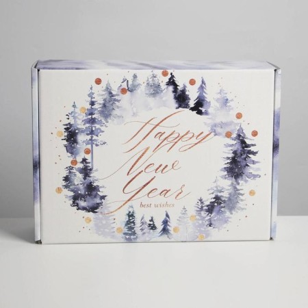 Folding box Happy New Year, 30.7 x 22 x 9.5 cm, New Year-3