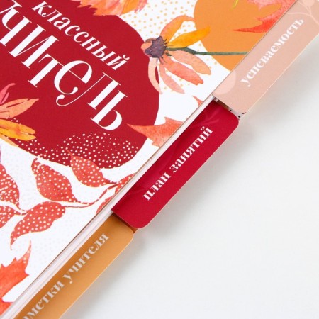 A journal of performance for a year for a teacher, A5 format, 80 sheets, soft cover "Class teacher"-2