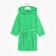 Terry dressing gown, size 28, green color, 320 g/m2, cotton 100% with AIRO