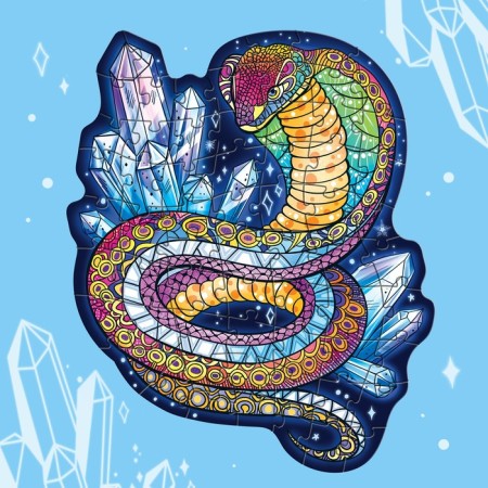 Puzzle luminous "sparkling cobra", 64 details-4