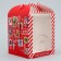Folding box for a small cake "New Year's gift", 15 x 15 x 18 cm, New Year