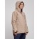 Ski jacket female winter, size 60, beige color