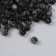 A set of plastic beads "Astra" 6 mm, 20 g (170 +/- 10pcs), gray