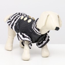 Jacket for dogs with waxes, size 4 (DS 33, Osh 35, OG 45 cm), black